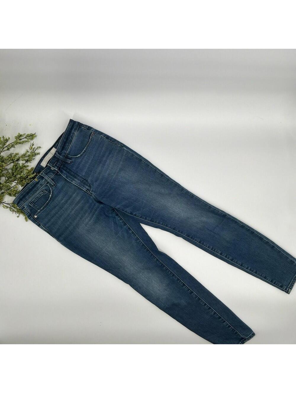 Athleta Women's Blue Dark Wash Denim Skinny Jeans Size 4